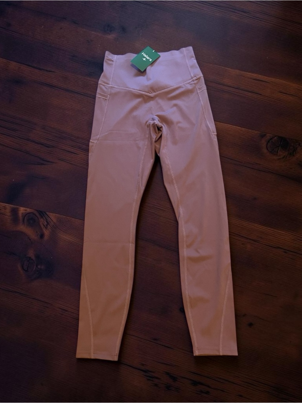 HALARA High-Waist Leggings in Mauve Taupe